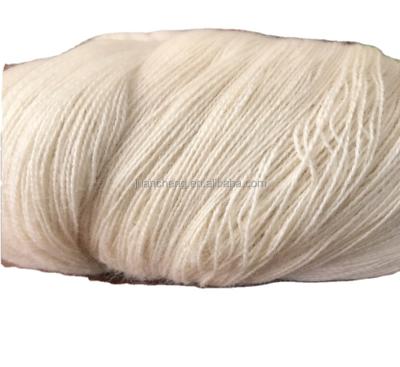 China Sustainable tussah spun silk carpet yarn 58/2TEX for sale