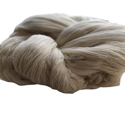 China 100% sustainable tussah spun silk thread NM32/2 for sale