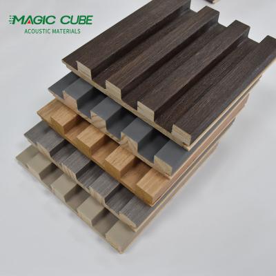 China Solid Wood Panel for Wall or Ceiling Nail on The Wall Installation Customizable Color for sale