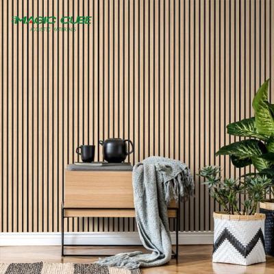 China Apartment Sound Absorption Acoustic Panel with Handcrafted Polyester Fiber Slat Design for sale