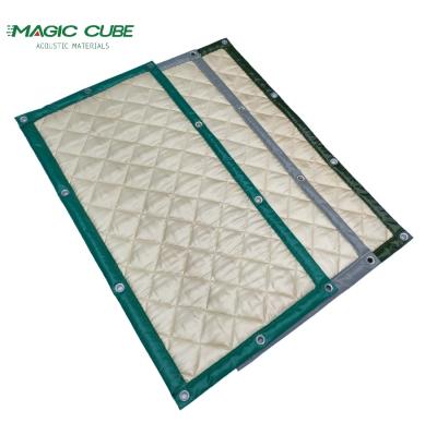 China Square Outdoor Sound Absorbing Blankets 2400mm Length With Mass Load Vinyl for sale