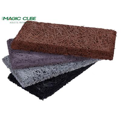 China Eco Friendly Wood Wool Insulation Boards Fireproof Wood Fiber Panels Customized for sale