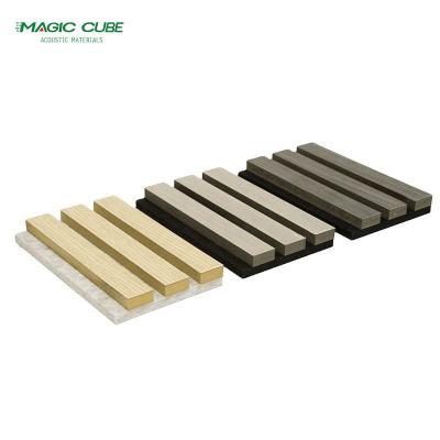 China Master Wood Wall Slat Aku Panel Oak Veneer Sound Absorption Panel for Apartments for sale