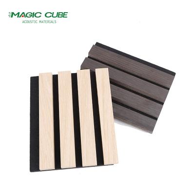 China Customized Edge to Edge 13mm Oak Veneer Wood Acoustic Insulation for Soundproofing for sale