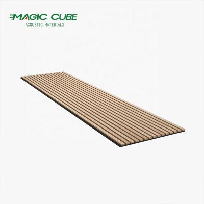 China 2400*600*21 mm/ Customized Wooden Slat Acoustic Panel Aku Panel for Exhibition Spaces for sale