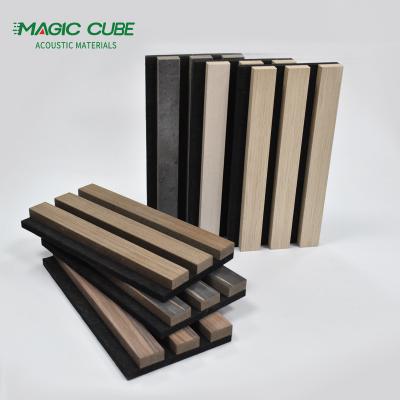 China 2024 Customized Akupanel easy-to-install  240*60 Nature MDF PET akupanel panel for sale