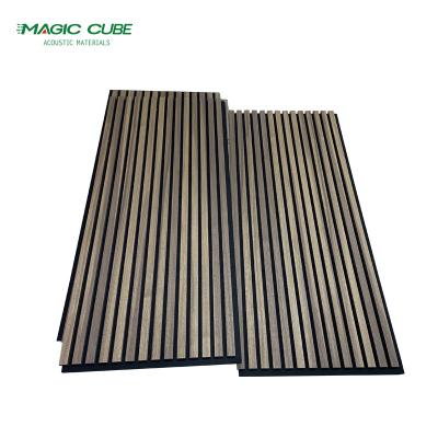 China Stylish Decorative Acoustic Sound Absorbing Panel Akupanel Mdf For Conference Room for sale