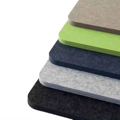 China Decorative Sound Proofing Polyester Fiber Acoustic Sound Insulation Panel Pet Acoustic Felt Panels for office for sale