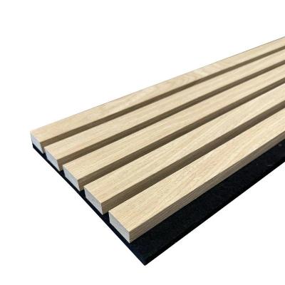 China MQ Music Studio Equipment Wall Tiles Panel Wallboard MDF Soundproof Wood Slat Wall Panels Veneer Acoustic Panels for sale