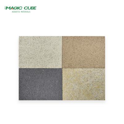 China Manufacture Direct Noise Reduction fiber cement acoustic wall wood-wool panels for Living Room Application for sale