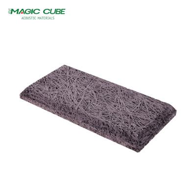 China Wool Cement Acoustic Board Factory Hot Sale New Type  wool wood panels For Building Office for sale