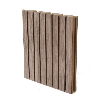 China Recording Studio Soundproofing Fireproof Material Sound Insulation Floor Grooved Acoustic Panel for sale