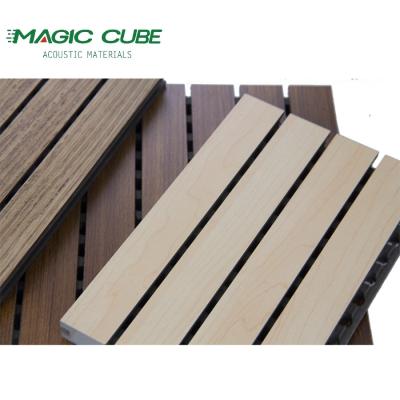 China Stylish Decorative China Manufacturer 2440*197 grooved wood panels for interior walls for sale