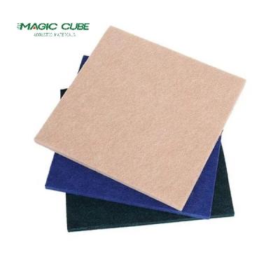 China 100% Pet Felt Polyester Fiber Sound Absorption Panel For Interior Decoration for sale