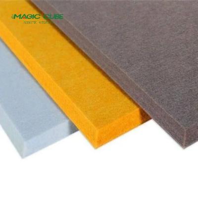 China Sound Absorption 9 or 12mm Thickness Polyester Fiber Acoustic Panel In Blue for sale