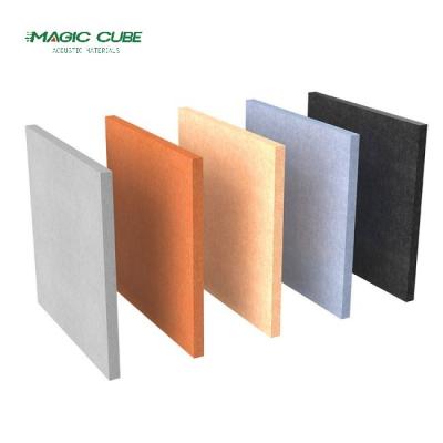 China Meeting Room Wall Covering 1200*2400mm Polyester Fiber Acoustic Panel for Sound Reduction for sale