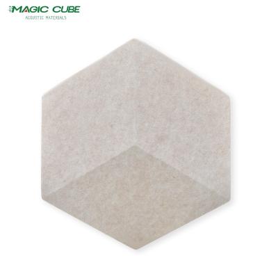 China Eco Friendly 3D Polyester Fiber Acoustic Panel Heat Insulation For Gyms for sale