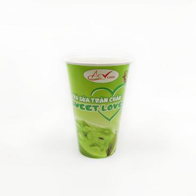 China Disposable Custom Printed Cute Paper Coffee Milk Tea Cups With Low Price for sale