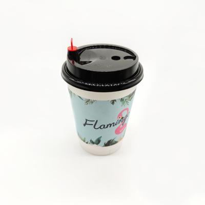 China Disposable Paper Coffee Cup With Lid Custom Logo Paper Cup Tea Paper Cups Factory Price for sale