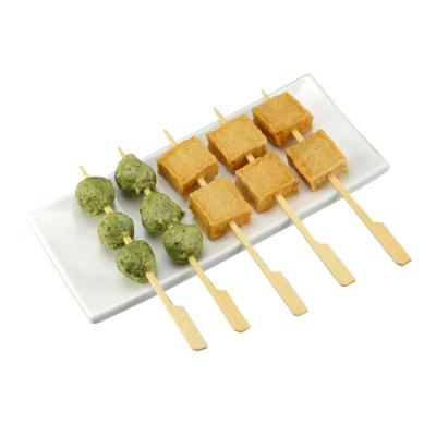 China Eco-friendly Heat Resistance BBQ Bamboo Skewer Different Size Knot Skewer Barbecue For Meat for sale