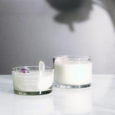 China Birthdays Healing Chakra Gem Soy Wax Candle Custom Private Label Crystal Candles for sale