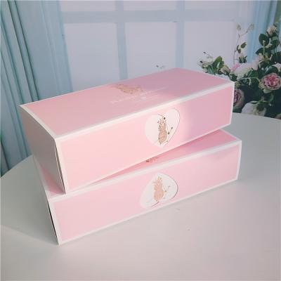 China Custom Korean Cake Box Disposable Crispy Bag Gift Box Moon Cookie Nougat Surprise Cake Box Pineapple Cake Box for sale