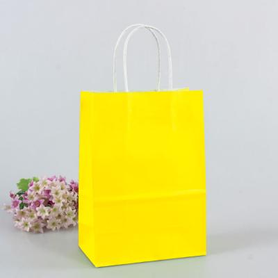 China Recyclable Take Away Shopping Paper Bag Custom Paper Bag Printed Logo With Handle for sale