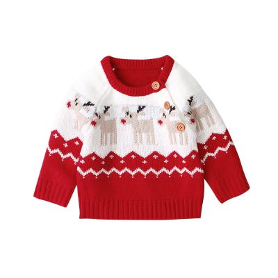 China Soft Chunky Design Hand Babi Set Embroidery Breathable Oversized Christmas Soft Baby Knit Sweater for sale