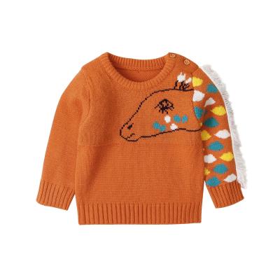 China Oversized Breathable Toddler Boy Long Sleeve Boy Designs For Girls Winter Knitted Baby Sweater Babi for sale