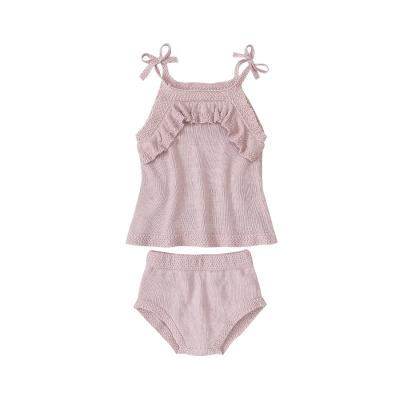 China 2021 hot sale summer 100% cotton infant clothing knit baby romper sets clothes cotton baby rompers newborn girl for sale