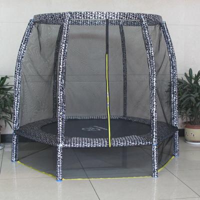 China With Protective Net Polygonal Trampoline Bed 7FT For Kids Outdoor Toy for sale