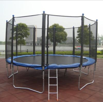 China PE 6FT-16FT Adult Outdoor Toys Folding Trampoline With Safety Net TUV-GS Approved SX-FT(E)-10 for sale