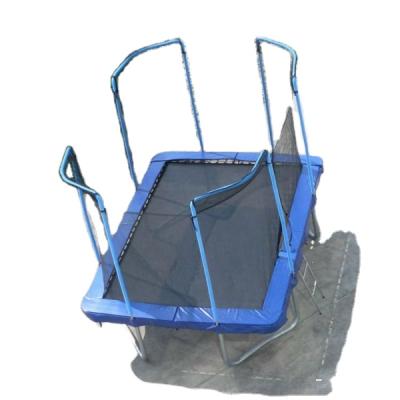 China With the largest protective net square trampoline with safe fence and ladder SX-FT (E) for sale