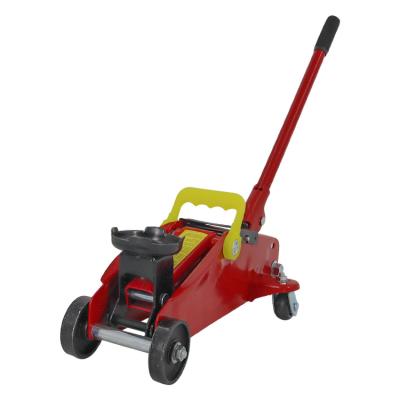 China 2 Ton Steel Portable Hydraulic Trolley Wheel Floor Jack For Car for sale