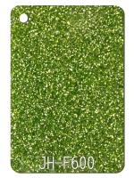 China 10MM Dikke schittert Appelgroen Acryl de Oorringen Licht Decor van het Bladenhuis Te koop