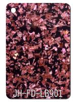 China 3mm Thick Pink Black Big Chunk Glitter Acrylic Sheets High Hardness for sale