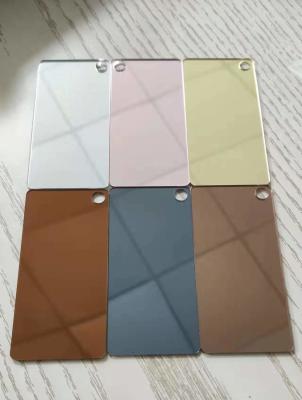 China Electrical Insulation Gold Perspex Mirror Sheets Acrylic Laser Cut Panel for sale