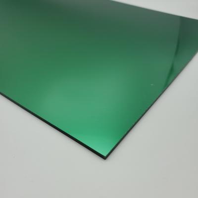 China 1/8 inch Thickness Green Mirror Acrylic Sheet 1220x2440mm for Decoration for sale