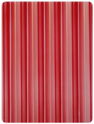 Chine Le panneau acrylique moulé rayé rouge DIY de feuilles de perle de 1/8 pouce ouvre le décor de meubles à vendre