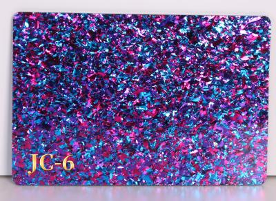 China Factory Wholesale 4x8ft 4mm Transparent Sweetheart Confetti Glitter Silver Glitter Acrylic Sheet for sale