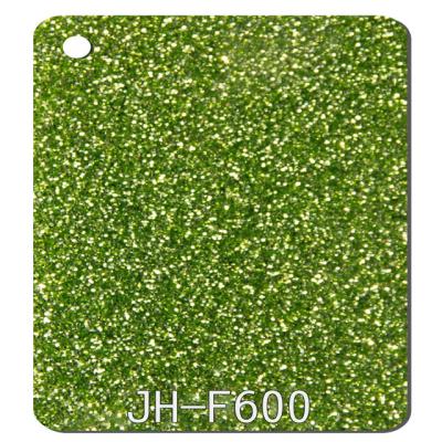 China Grass Green Sparkle Acrylic Sheet 3mm 4x8 Plexiglass Sheets Cut To Size for sale