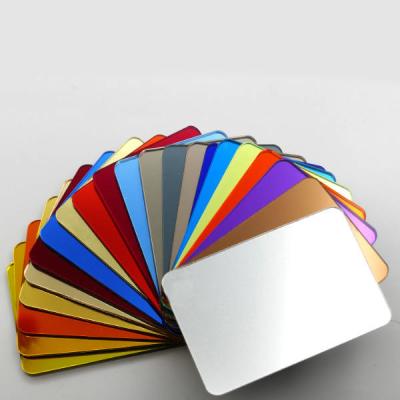 China Black Plexiglass Mirror Sheets PMMA Thin Flexible Plastic Sheets For Crafts for sale