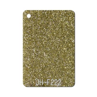 China Gold Glitter Acrylic Sheet 1050 mm × 1860mm For Hangbag for sale