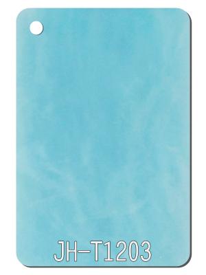 China 3-10mm Light Blue Stone Texture PMMA Acrylic Plastic Sheet Office Hotel Decor for sale