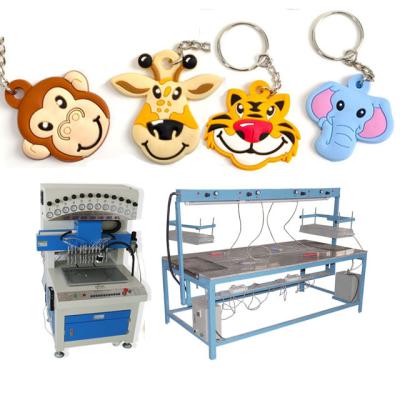 China Hotels High Speed ​​12 Color Soft Key PVC Chain Tag Making Machine for sale