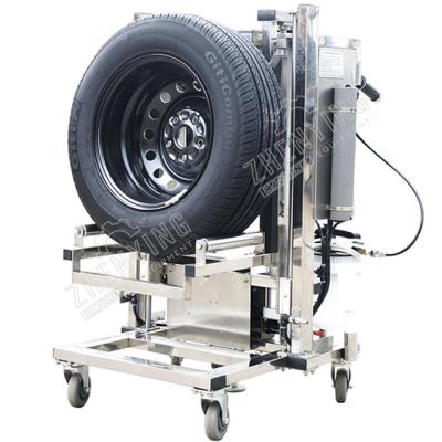 China Tire Repair and Maintenance Hot Selling Tools Car Tire Changer Garage Equipment Mobile Manual Automatic Tire Balancing for sale