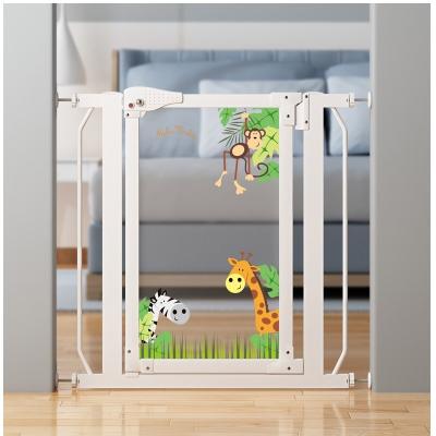 China 2022 New Design Child Gate Guardrail Retractable Baby Gate Safety Slide for Baby for sale