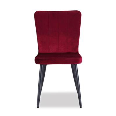 China Soft Competitive Price Elegant Chairs For Living Room Modern Velvet Dining Chairs for sale