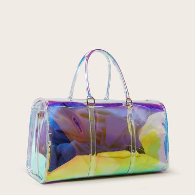 China Fashion China Supplier Fashion Handbags for Women Unisex Hologram Duffel Bags Gym for sale