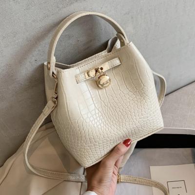 China New Fashion Bucket Bag Women's Fashion Crocodile Crocodile Handbag Ladies Bag Women's Cross - Body Bag for sale